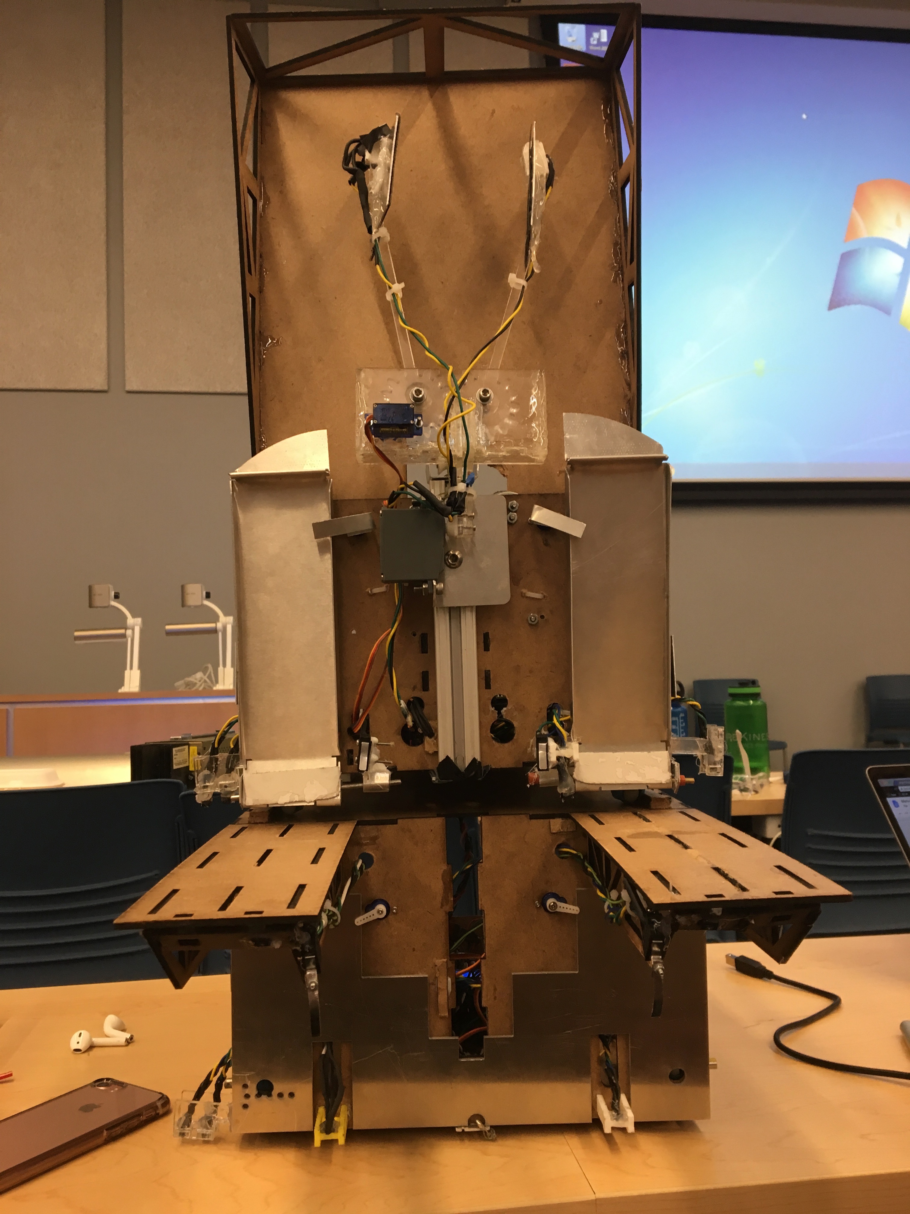 Completed robot front