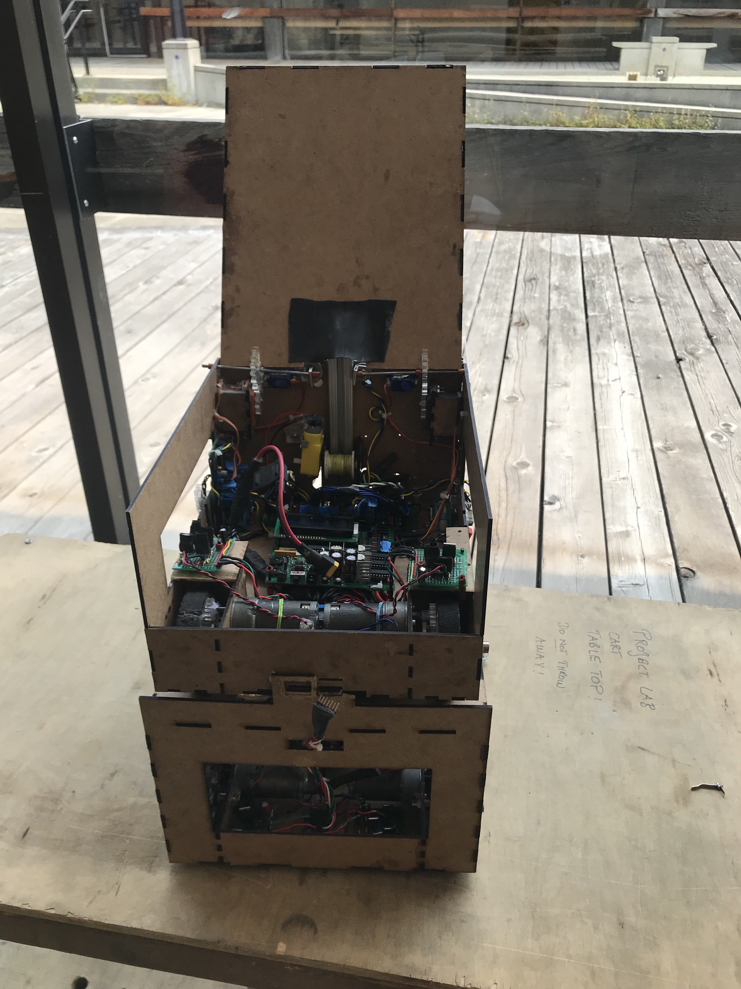 Completed robot back